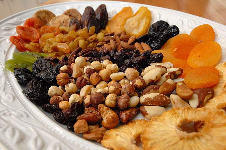 Fruit and nuts
