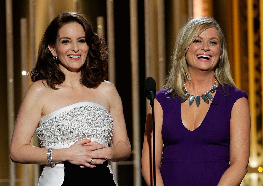 Tina Fey and Amy Poehler on the Golden Globe Awards.