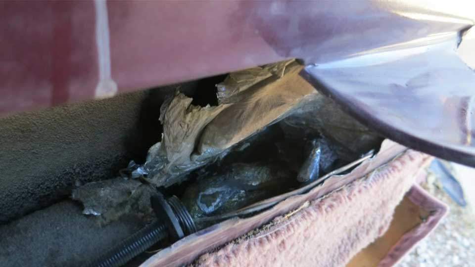 Woman finds 13 pounds of marijuana in her used van