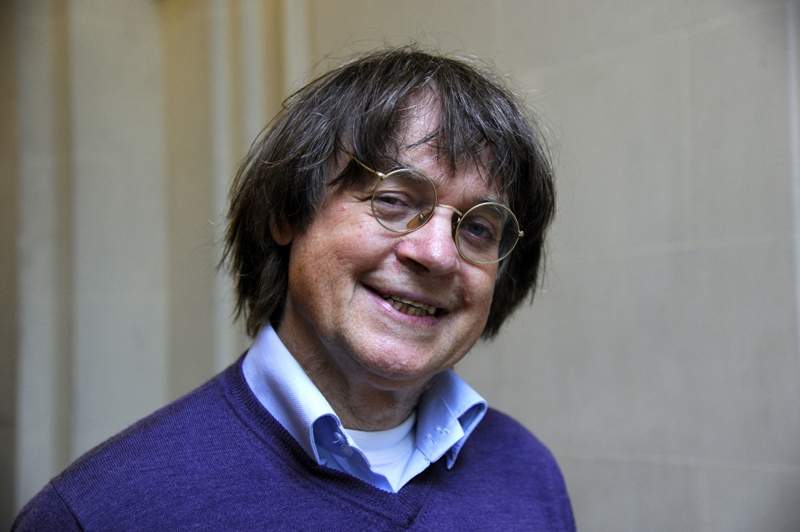 French cartoonist Jean Cabut aka Cabu poses on October 12, 2012 during an exhibition in Paris, as part of the publishing of a book entitled ‘Mille et un visages de Gosciny’ by Jose-Louis Bocquet with caricatures by French cartoonist Rene Gosciny.