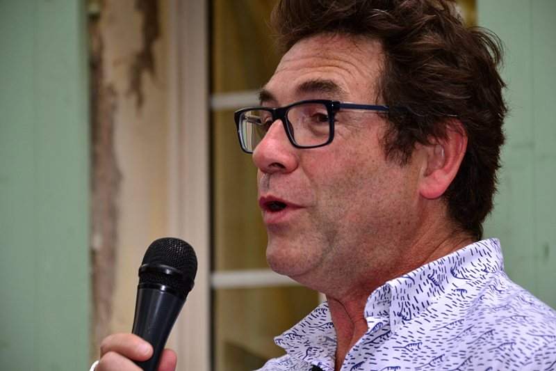 A file photo taken on September 21, 2014 shows French cartoonist Tignous in Marseille.