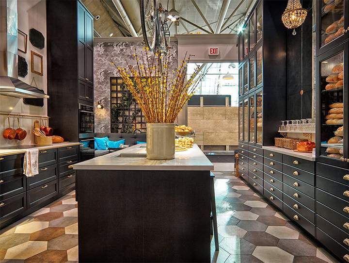 A preview IKEA Sektion kitchen at the Toronto Interior Design Show 2015.