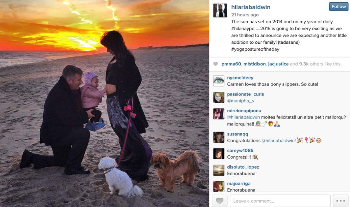 Alec Baldwin, wife announce they are expecting second child - image