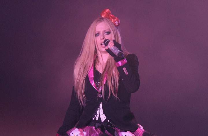 Avril Lavigne, pictured in February 2014.