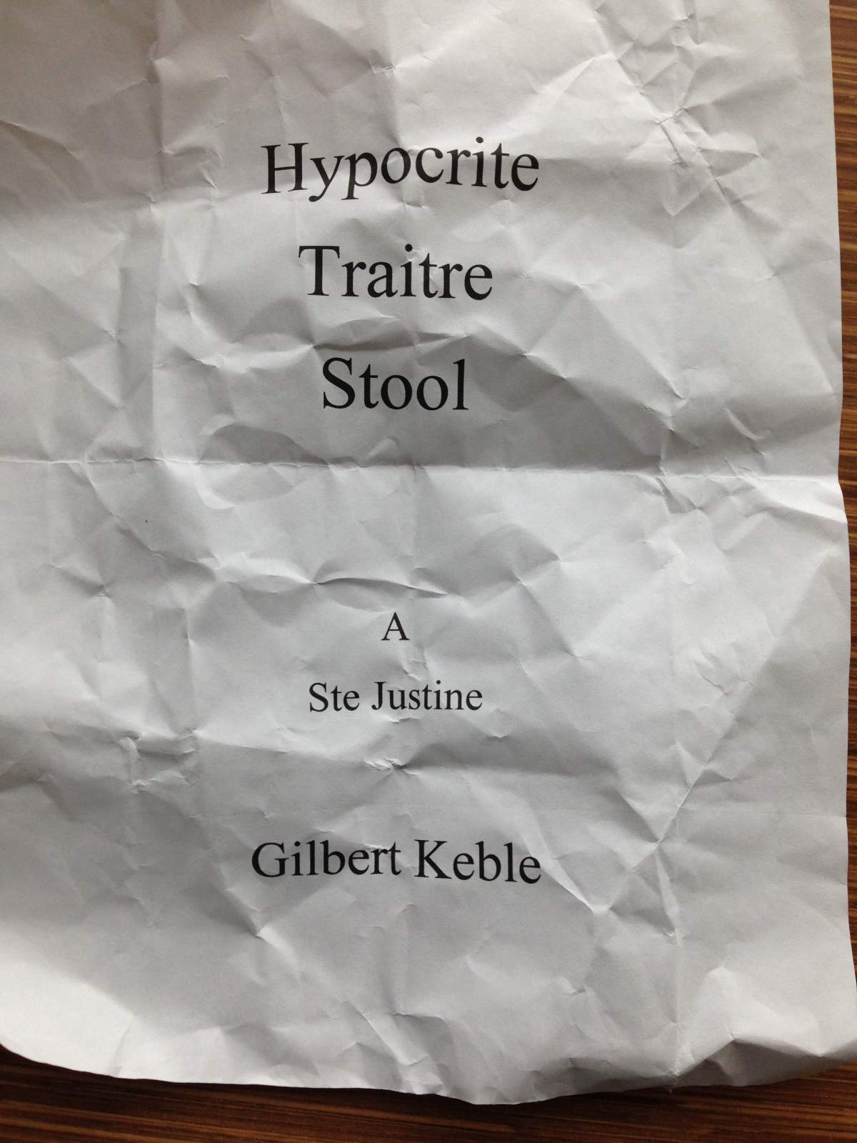 This letter was left on several Cote-des-Neiges residents’ cars.