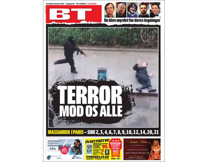 PHOTOS: Newspaper front pages pay tribute to ‘Charlie Hebdo’ day after Paris attack #JeSuisCharlie - image