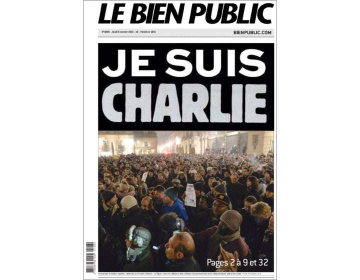 PHOTOS: Newspaper front pages pay tribute to ‘Charlie Hebdo’ day after Paris attack #JeSuisCharlie - image