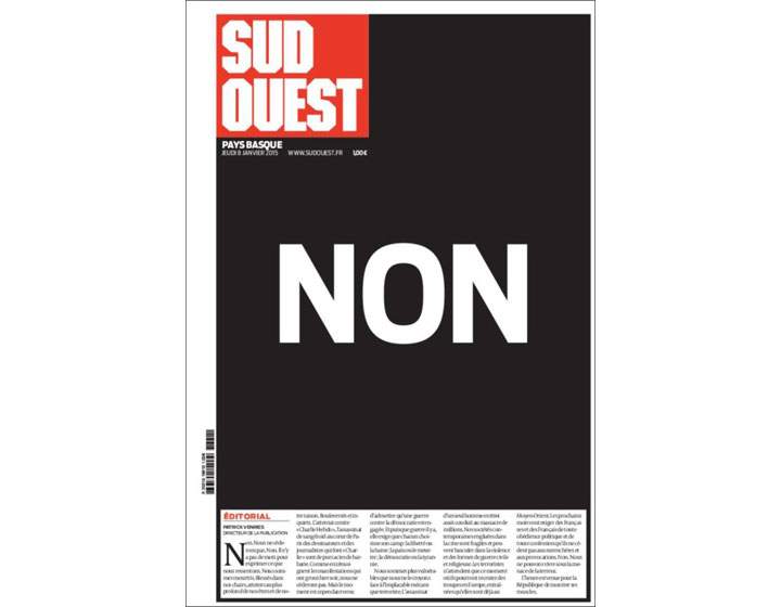 PHOTOS: Newspaper front pages pay tribute to ‘Charlie Hebdo’ day after Paris attack #JeSuisCharlie - image