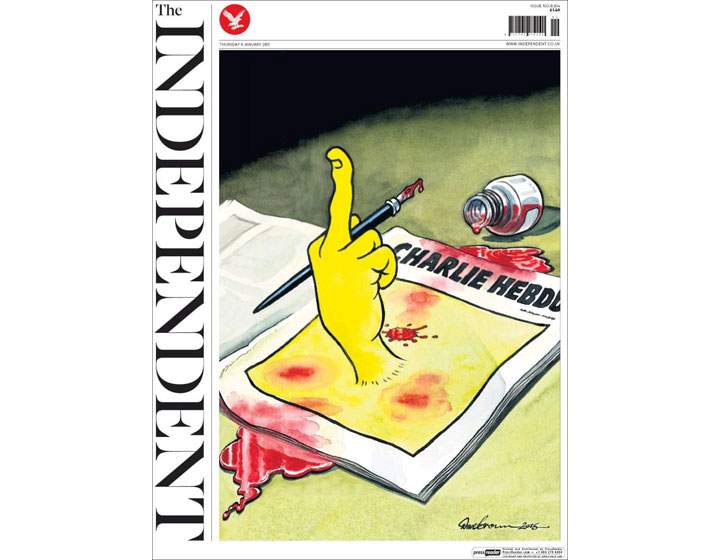 PHOTOS: Newspaper front pages pay tribute to ‘Charlie Hebdo’ day after Paris attack #JeSuisCharlie - image