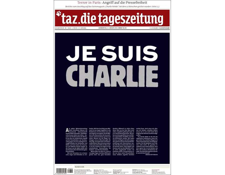 PHOTOS: Newspaper front pages pay tribute to ‘Charlie Hebdo’ day after Paris attack #JeSuisCharlie - image