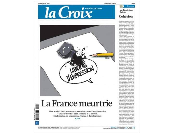 PHOTOS: Newspaper front pages pay tribute to ‘Charlie Hebdo’ day after Paris attack #JeSuisCharlie - image