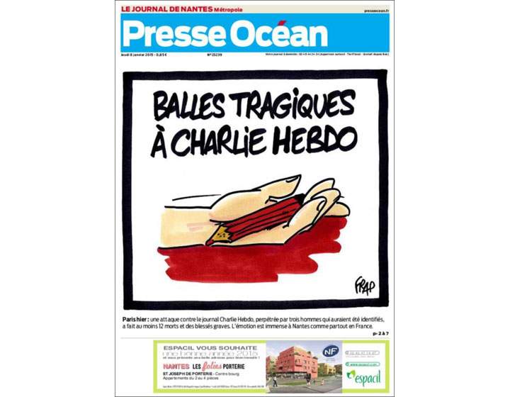 PHOTOS: Newspaper front pages pay tribute to ‘Charlie Hebdo’ day after Paris attack #JeSuisCharlie - image