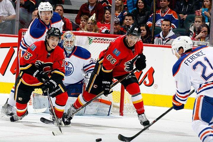 Flames Oilers Battle of Alberta