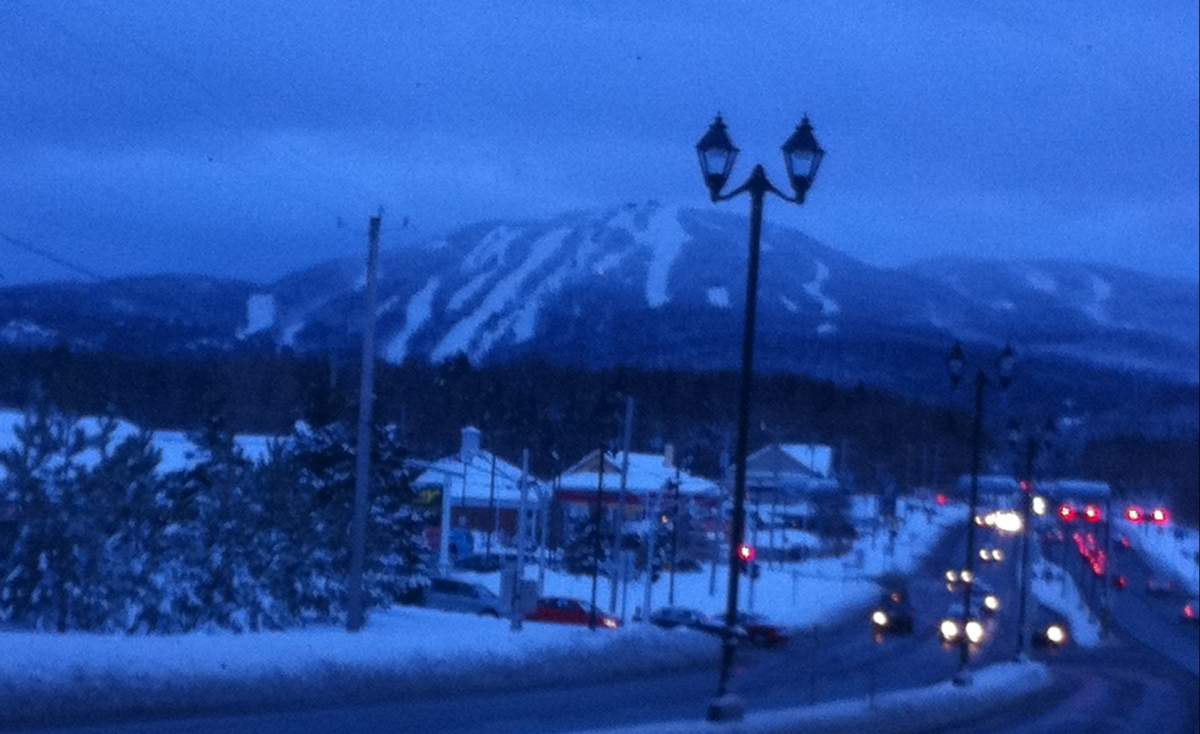 Bromont is just over an hour away from Montreal and has more than 75 trials illuminated every night.