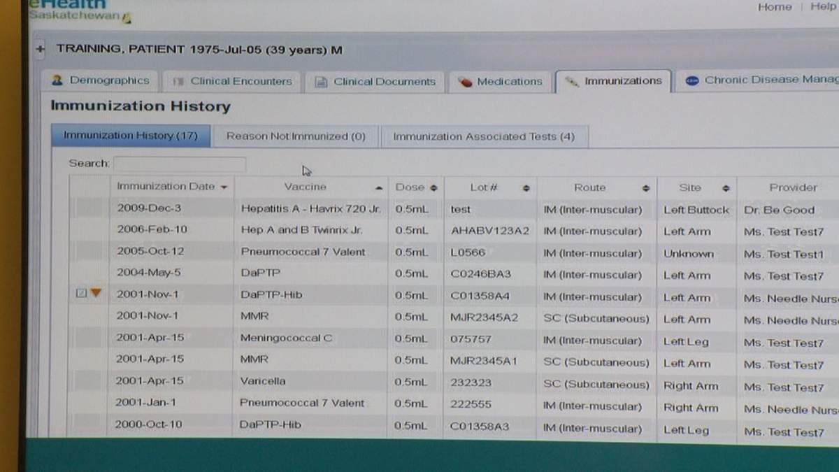 Most of Saskatchewan's medical records have gone electronic but there are still many doctors who aren't using the eHealth system.
