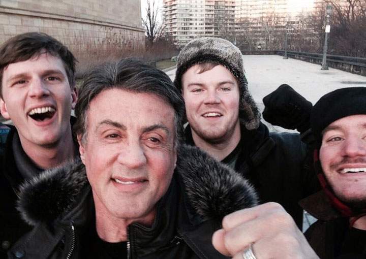 Rocky selfie