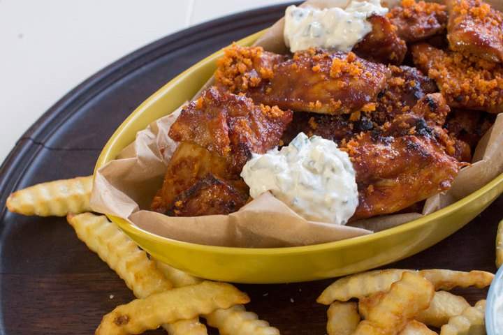 This Dec. 15, 2014 photo shows easy boneless barbecue bites in Concord, N.H.