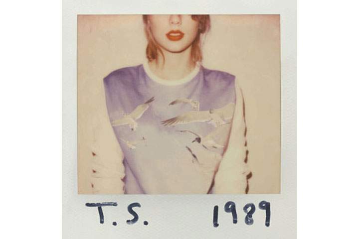 The initials “T.S.” on the cover of Taylor Swift’s album ‘1989’ are trademarked.