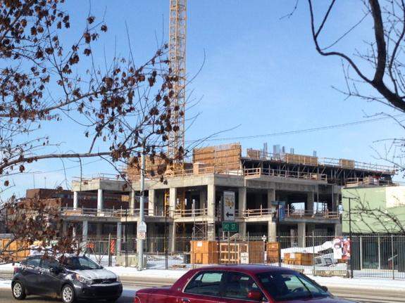Site of the Glenora Skyline project on 142 Street and Stony Plain Road, Feb. 25, 2015.