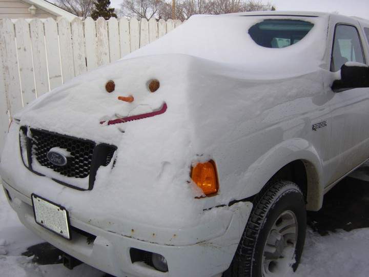 Feb. 14: This Your Saskatchewan photo was taken by Adele Lacoursiere of a truckin’ snowman in North Battleford.