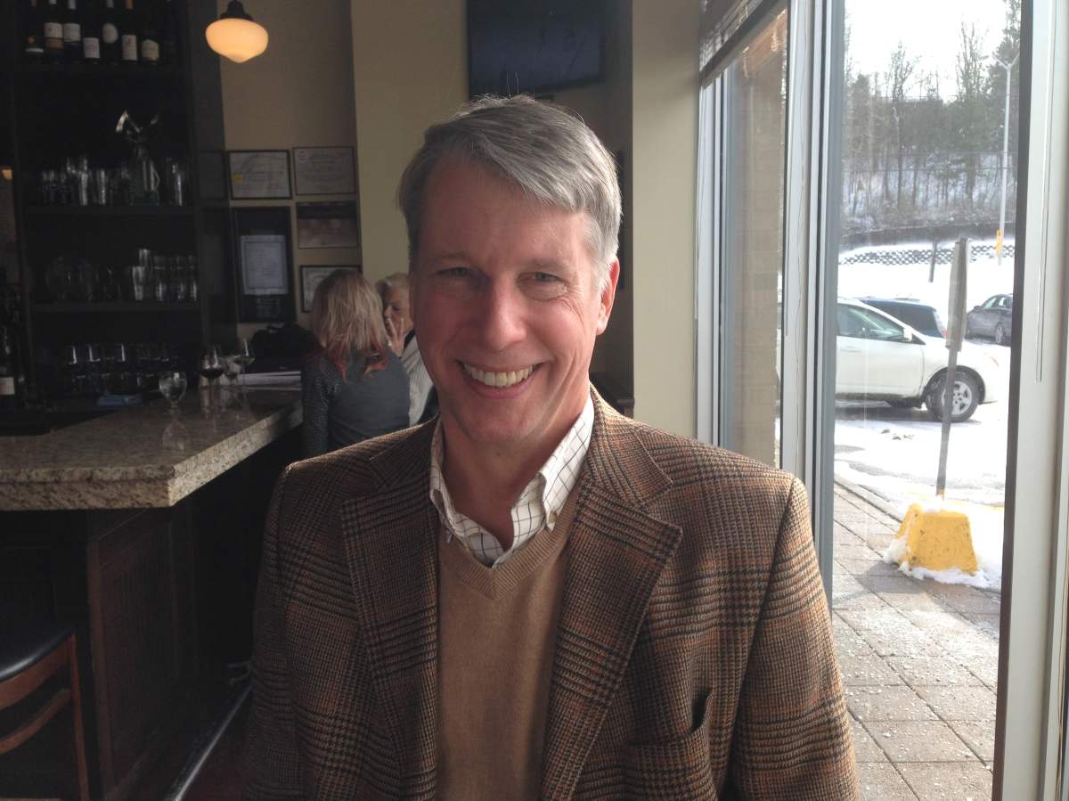 Andrew Leslie at Martha’s Brasserie in Orleans.