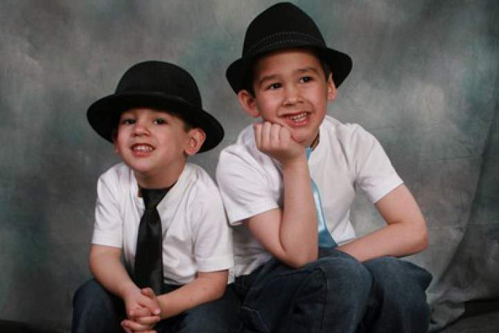 Noah Barthe, left, and Connor Barthe pose in this undated photo posted on the Facebook page of Mandy Trecartin. 