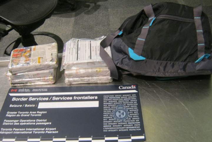 6 kg of cocaine was seized by border guards on Friday