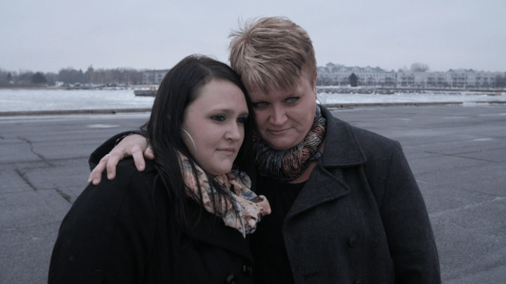 Hope Kirksey (right) with her daughter, Megan