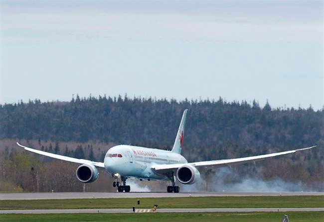 Air Canada forced to perform emergency landing because of backed up toilets.