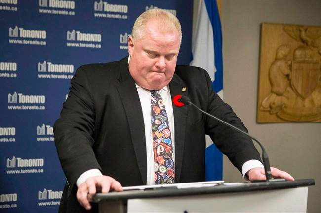 Rob Ford has more items up for auction on eBay, including what appears to be the tie he wore on Nov. 5, 2013, when he admitted to smoking crack cocaine.