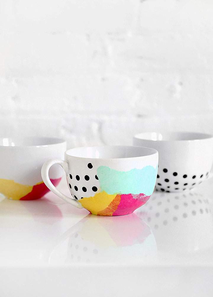 DIY mugs from Mod Podge Rocks