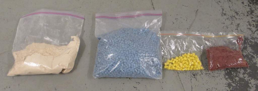 Drugs seized.