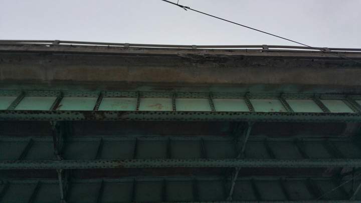 The Gardiner Expressway where the concrete fell.