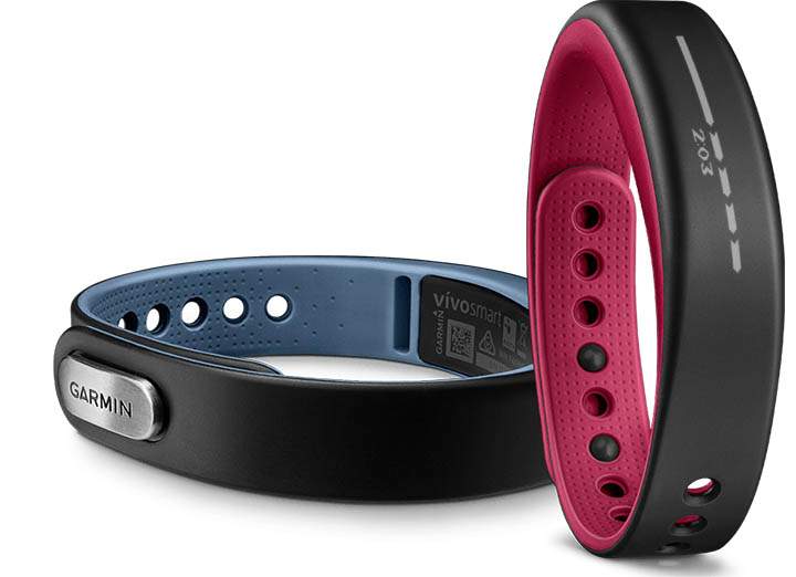 Garmin Vivosmart receives notifications and shows active health stats while on the go