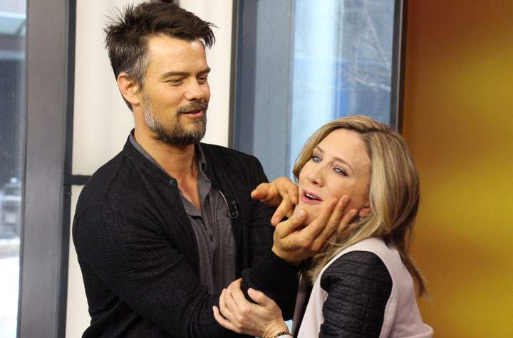 Josh Duhamel has a “John Travolta” Oscar moment with host Liza Fromer on Global’s ‘The Morning Show.’