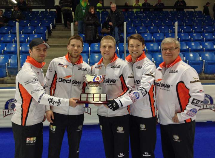 Team Laycock captures second straight provincial men’s championship; will represent Saskatchewan at the Tim Horton’s Brier in Calgary.