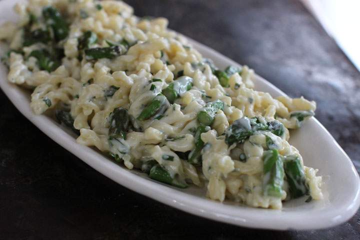This Jan. 19, 2015 photo shows green goddess macaroni and cheese in Concord, N.H.