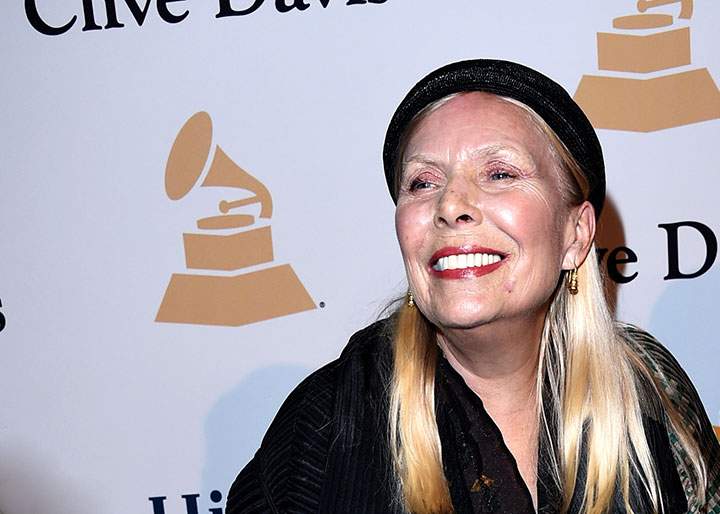 Joni Mitchell, pictured in February 2015.