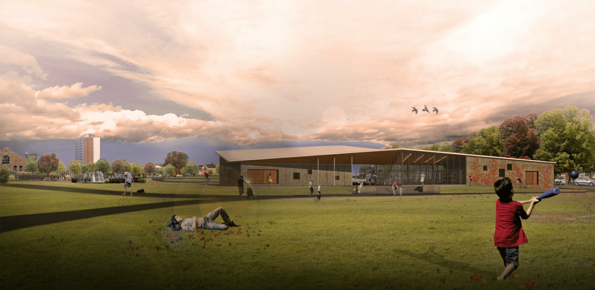 Design unveiled for new Emera Oval permanent pavilion - image