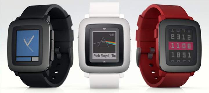 The new Pebble Time features a colour e-paper screen and is 20 per cent thinner than its predecessor, according to the company. 
