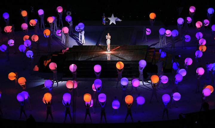 Katy Perry scores with spectacular Super Bowl halftime show - image