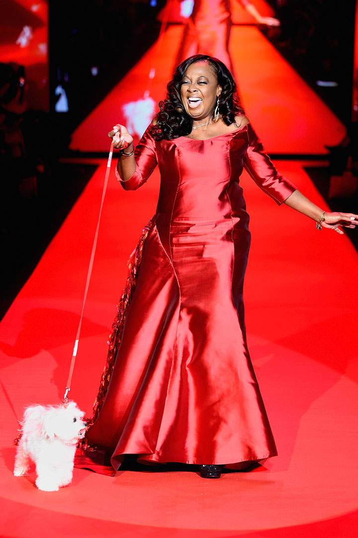 Star Jones walks the runway at the Go Red For Women Red Dress Collection 2015 presented by Macy's fashion show during Mercedes-Benz Fashion Week Fall 2015 at The Theatre at Lincoln Center on February 12, 2015 in New York City.