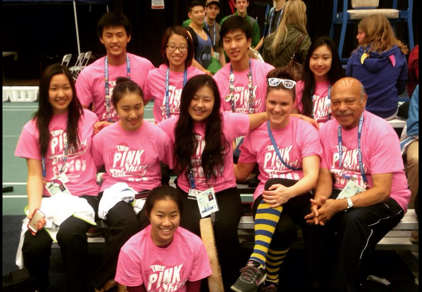 The B.C. badminton team in Prince George.
