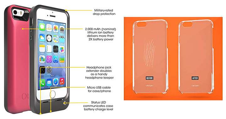 Ventev Powercell 3015 3000 mAh portable battery while Ventev regen heals scratches