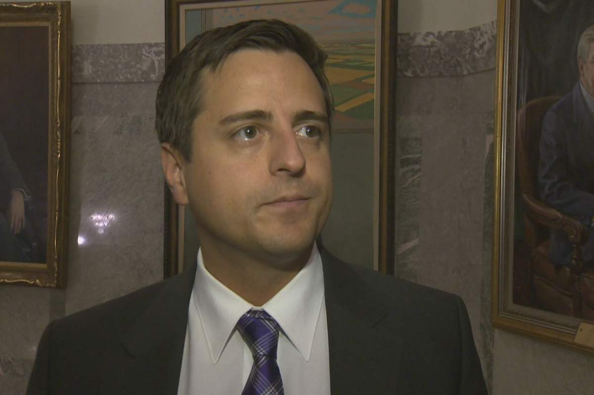 Wildrose MLA Shayne Saskiw on Wednesday, March 11, 2015.
