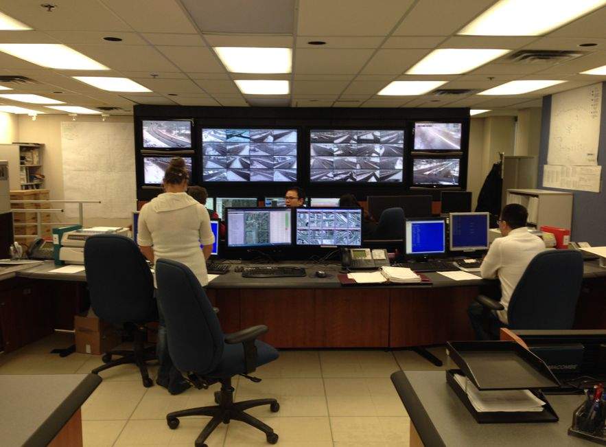 Edmonton’s traffic control centre on March 20, 2015.