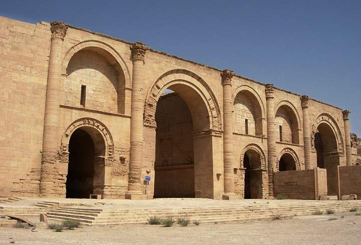 In this  July 27, 2005 file photo, a temple to the Shamash sun god still stands over 1,750 years after the Sassanian empire razed the Mesopotamian city of Hatra, 320 kilometres north of Baghdad, Iraq. 