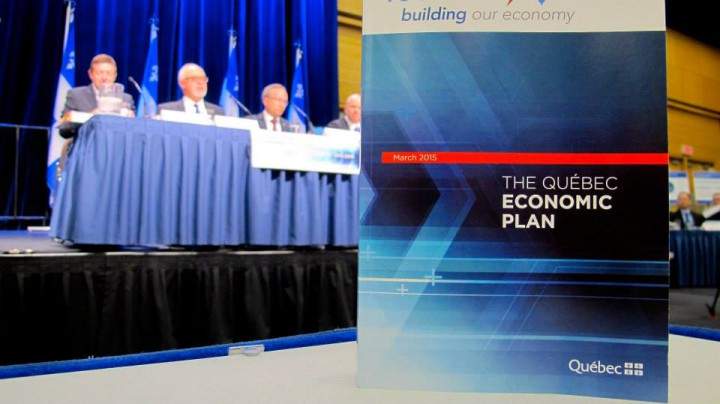 After 6 years of deficits, Quebec has balanced its books. Finance Minister Carlos Leitao calls it a new point of departure, beginning of a new era.