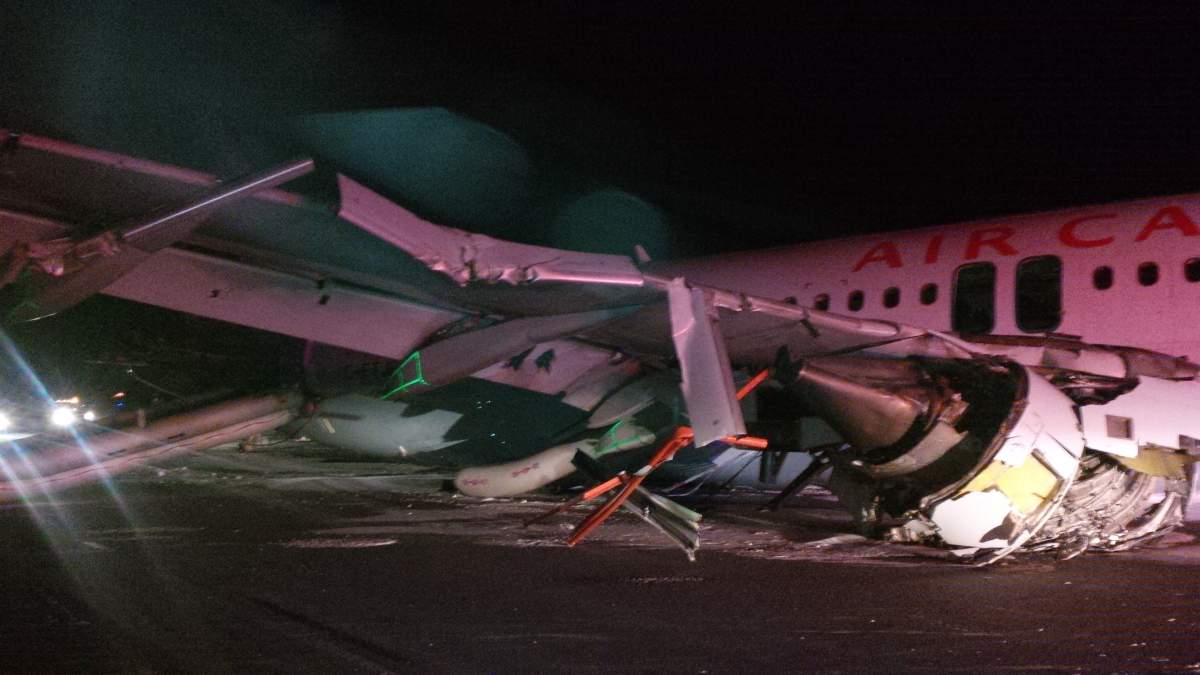 IN PHOTOS: Air Canada plane skids off runway at Halifax airport - image