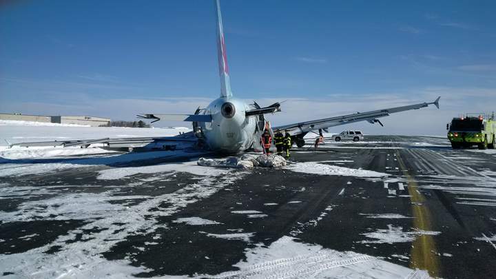 The Transportation Safety Board released this new photo of Air Canada flight 624 on Monday.